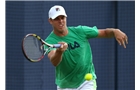 LONDON, ENGLAND - JUNE 07:  Sam Querry of the United States during a practice session ahead of the AEGON Championships at Queens Club on June 7, 2014 in London, England.  (Photo by Jan Kruger/Getty Images)